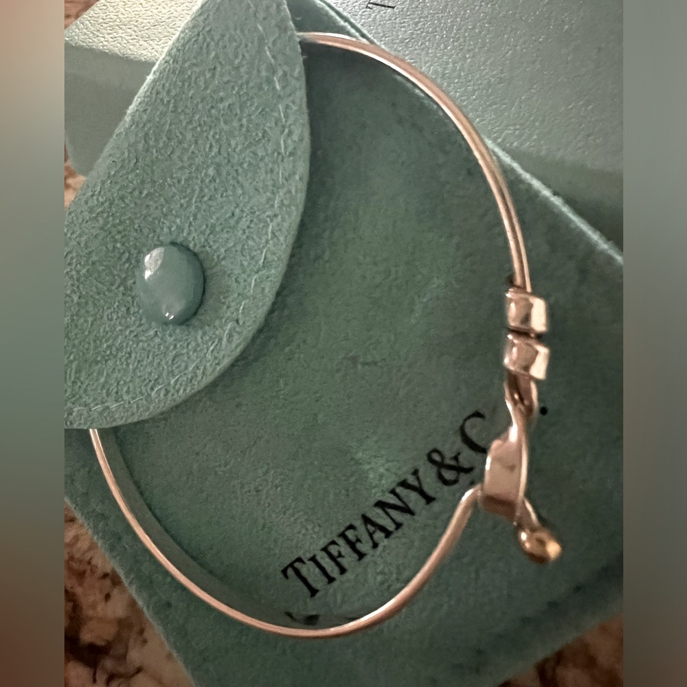 Tiffany & Co hook bangle bracelet.
